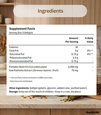 Pumpkin Seed Oil Softgels